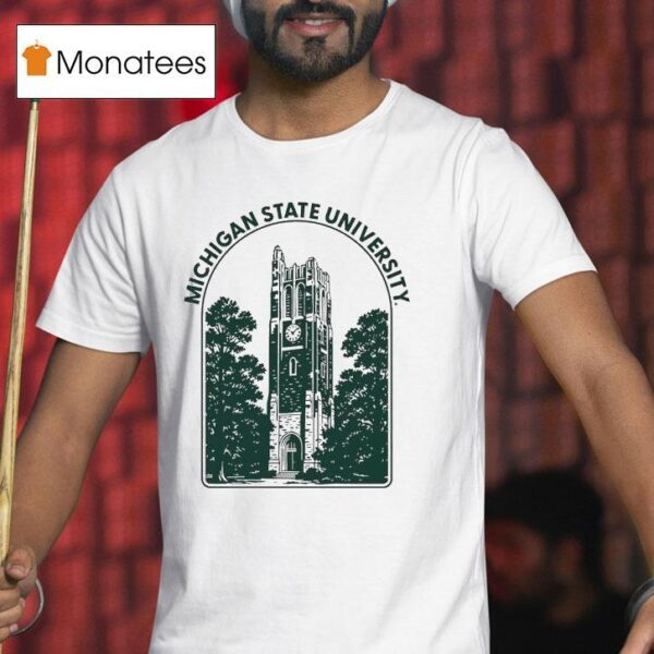 Michigan State University Beaumont Tower T Shirt
