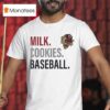 Milk Cookies Baseball Washington Wild Things Logo T Shirt