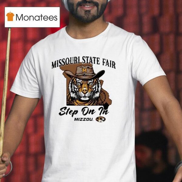 Missouri State Fair Step On In Missouri Tigers Cowboy T Shirt