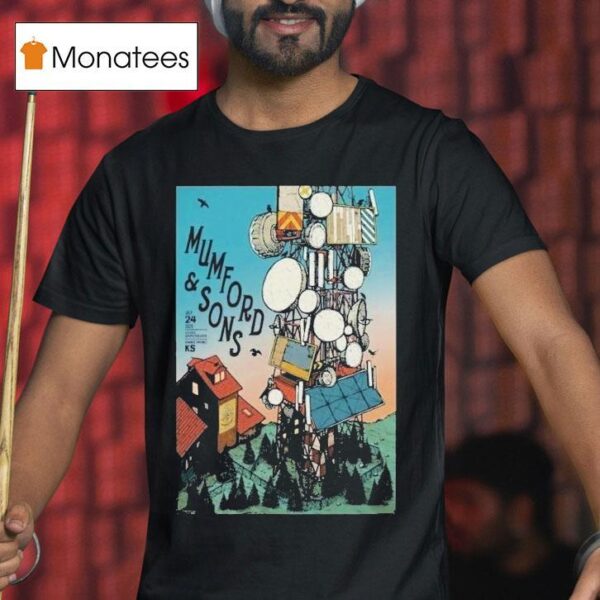 Mumford And Sons In Bonner Springs Ks On July T Shirt