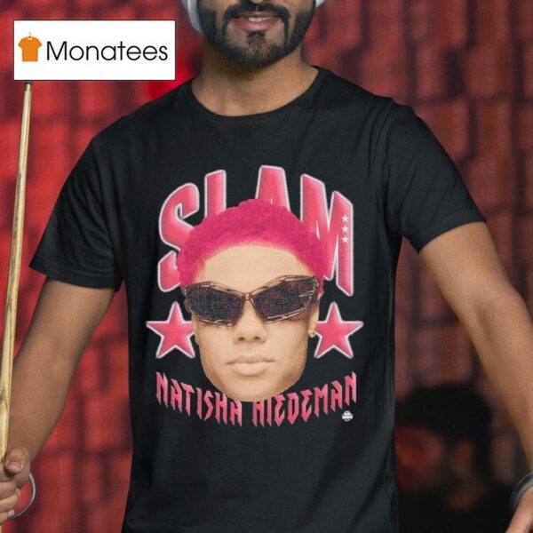Natisha Hiedeman Slam Wnbpa Face Head T Shirt