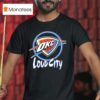 Oklahoma City Thunder Loud City Logo T Shirt