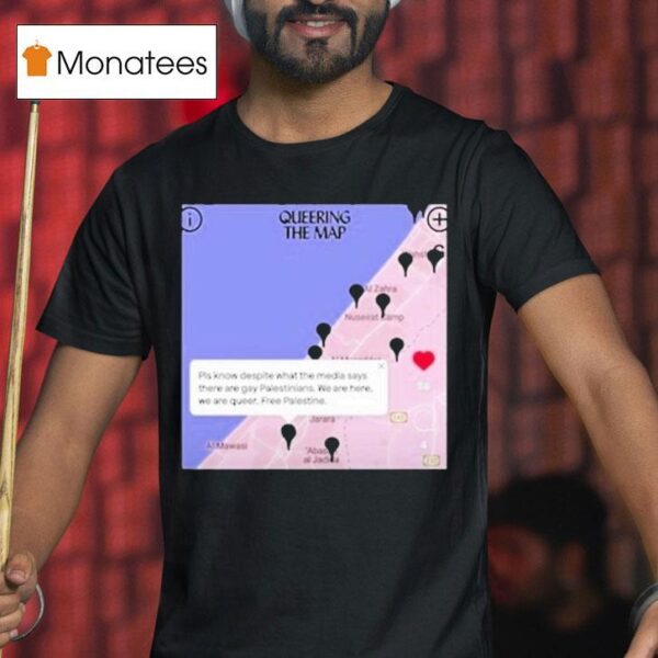 Ottawa Gay Queering The Map Palestine T Shirt