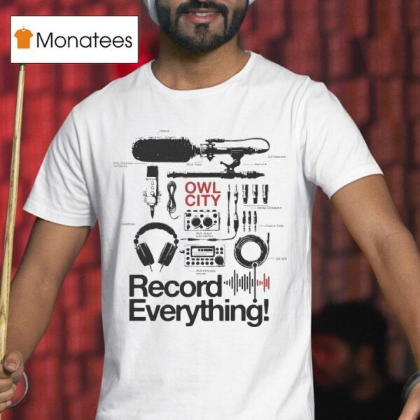 Owl City Music Record Everything T Shirt