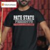 Pate State Materials Strength And Conditioning T Shirt