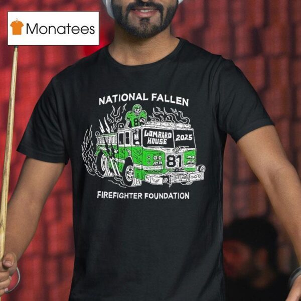 Philadelphia Eagles National Fallen Firefighters Foundation Lombard House Philly T Shirt