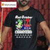 Philadelphia Phillies Red October Bb Nl East Division Champions T Shirt