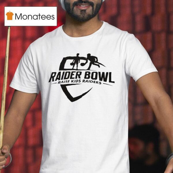 Raider Bowl Raise Kids Raiders Logo T Shirt