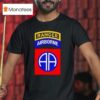 Ranger Airborne Division Paratrooper Logo T Shirt