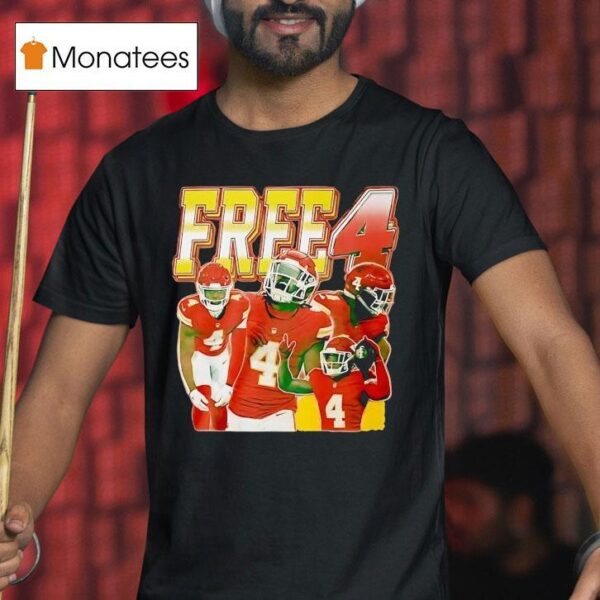 Rashee Rice Free Kansas City Chiefs Football T Shirt