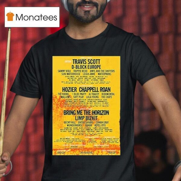 Reading And Leeds Festival For Leeds Festival On August To August Bramham Park In Leeds England T Shirt