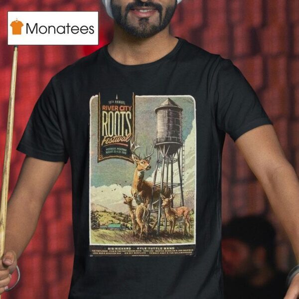 River City Roots Festival Missoula Mn Aug T Shirt