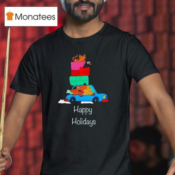 Road Trip Happy Holidays T Shirt