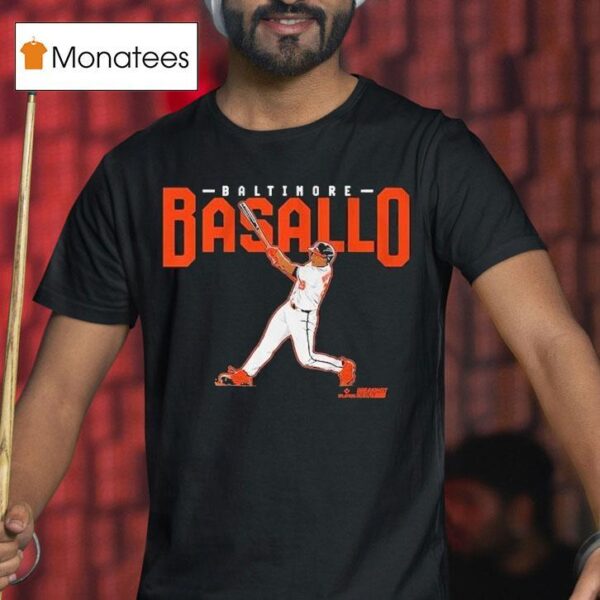 Samuel Basallo Slugger Swing T Shirt