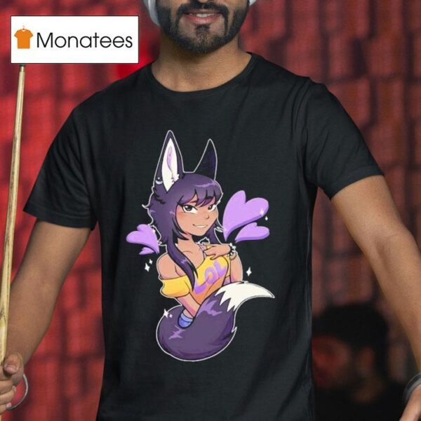 Sarawolf Wolf Girl Lover Waifu T Shirt