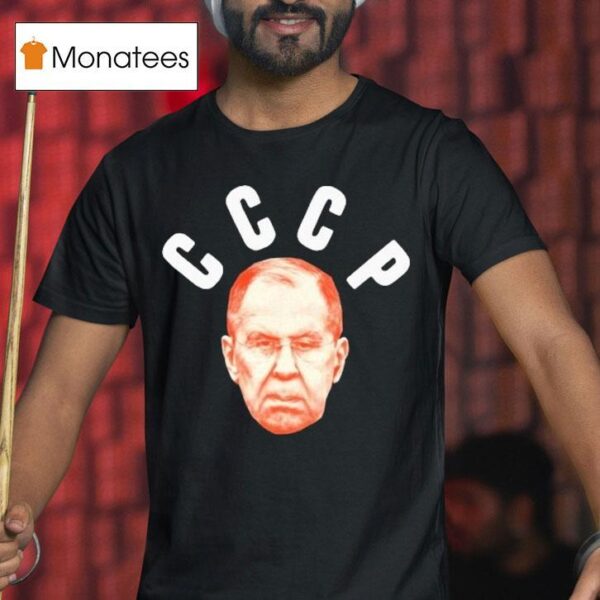 Sergey Viktorovich Lavrov Ussr Cccp Face Head T Shirt