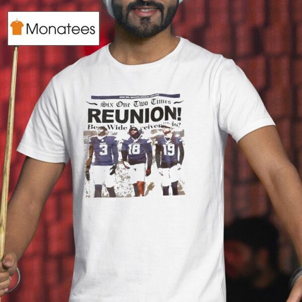 Six One Two Times Reunion Nfl Season Special Edition Minnesota Vikings T Shirt