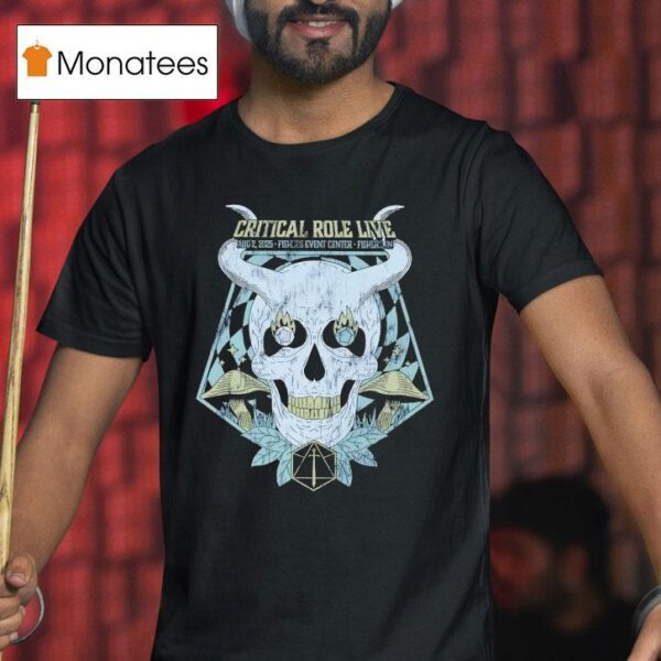 Skull Critical Role Live Vintage T Shirt