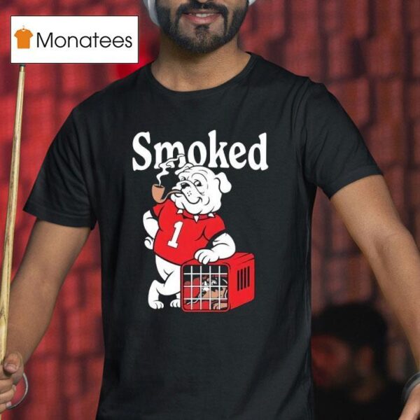 Smoked Georgia Bulldogs Beat Tennessee Volunrs Masco T Shirt