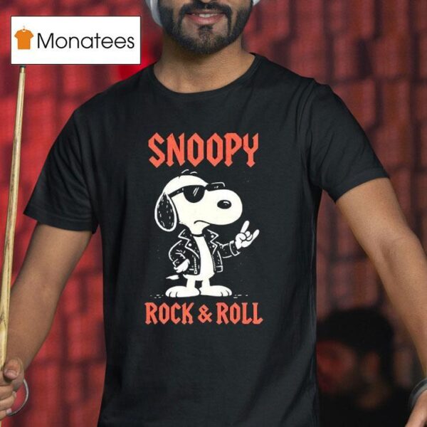 Snoopy Rock And Roll T Shirt