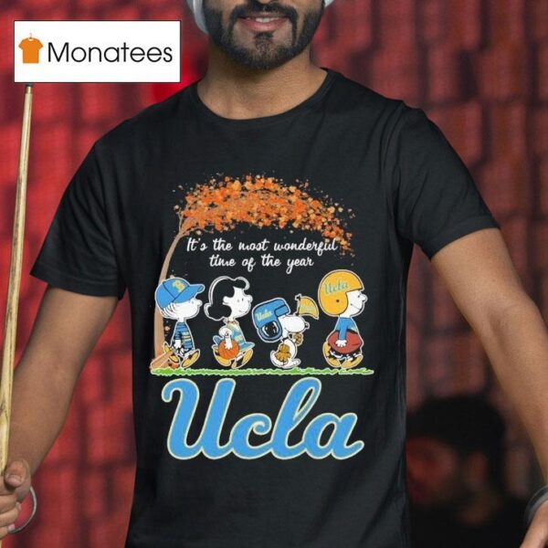 Snoopy The Peanuts Ucla Bruins It S The Most Wonderful Time Of The Year T Shirt