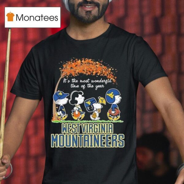 Snoopy The Peanuts X Michigan Wolverines It S The Most Wonderful Time Of The Year T Shirt