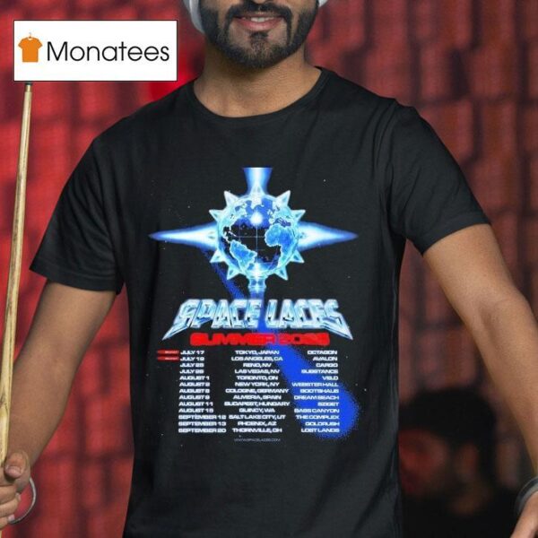 Space Laces Summer Tour Dates T Shirt