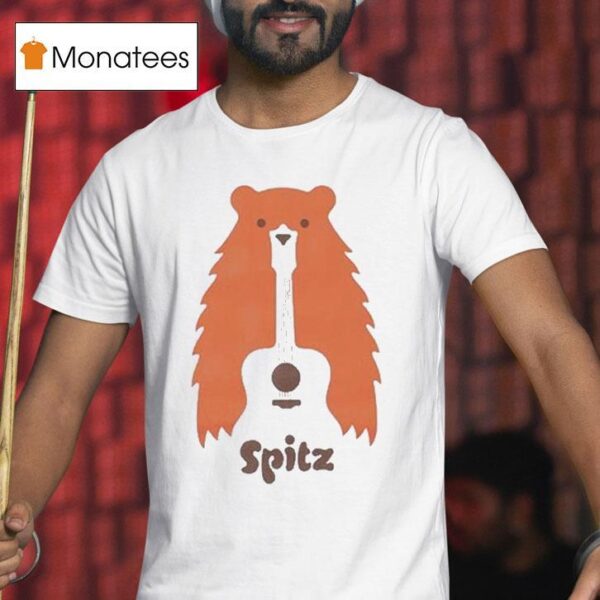 Spitz Acoustic Guitar Bear T Shirt