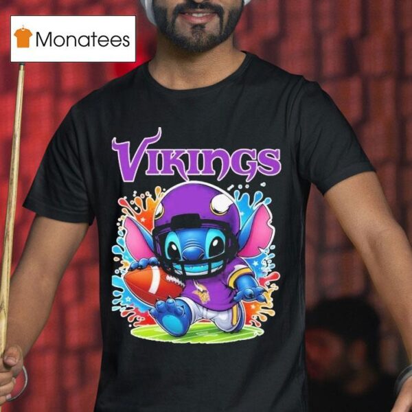 Stitch Fan Minnesota Vikings Nfl T Shirt