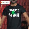Sundays Are For The Birds Philadelphia Eagles Helme T Shirt