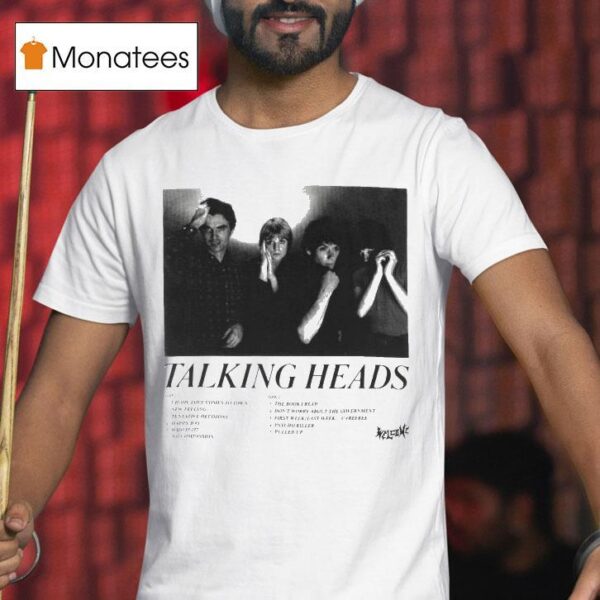 Talking Heads X Welcome Track Lis T Shirt