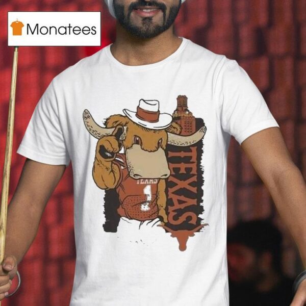 Texas Longhorns Image One Hyper Local House Mascot Buil T Shirt