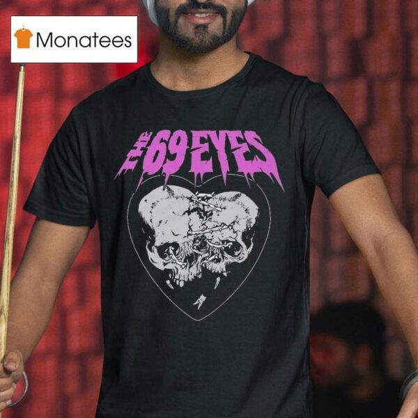The Eyes Together Forever Heart Skull T Shirt