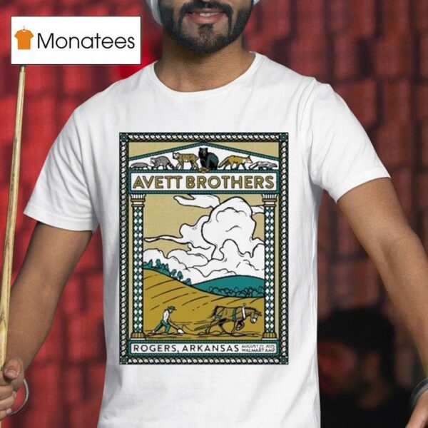 The Avett Brothers Tour Rogers Arkansas T Shirt