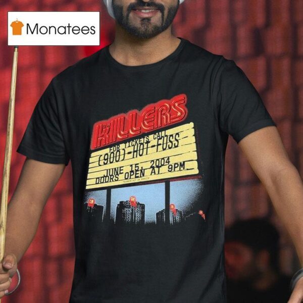The Killers Summer Motel Sign Hot Fuss Doors Open T Shirt