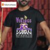 The Minnesota Vikings Walking Across Skol Vikings Thank You For The Memories Signatures T Shirt