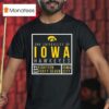 The University Of Iowa Hawkeyes Est Eighn Forty Seven Iowa City T Shirt