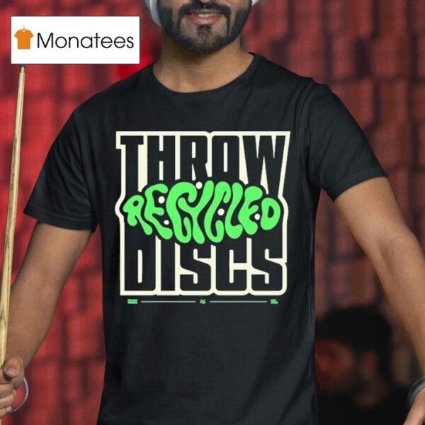Throw Recycled Discs Trash Panda Disc Golf Est T Shirt