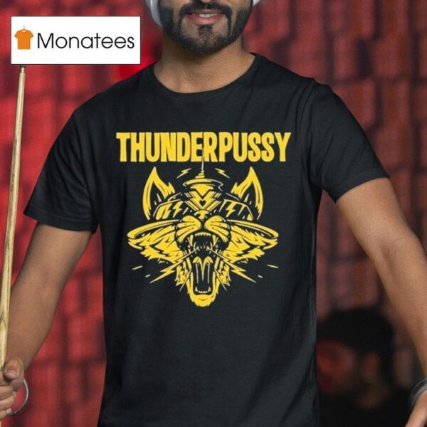 Thunderpussy Cat Head T Shirt
