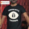 Turnover Battle Champs Football Lock T Shirt
