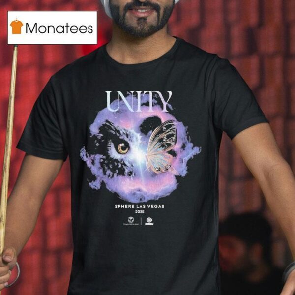 Unity Sphere Las Vegas Owl Butterfly T Shirt