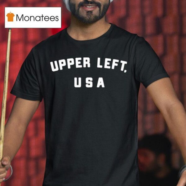 Upper Left Usa T Shirt