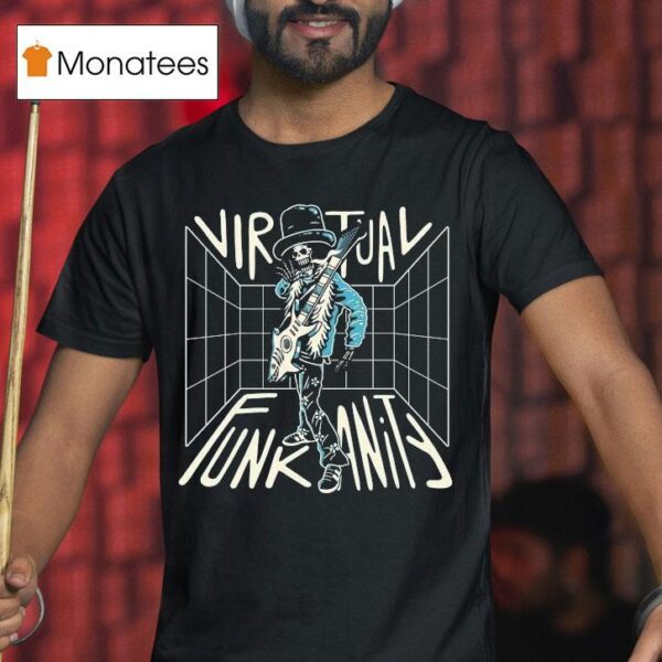 Virtual Funkanity Skeleton Rock T Shirt