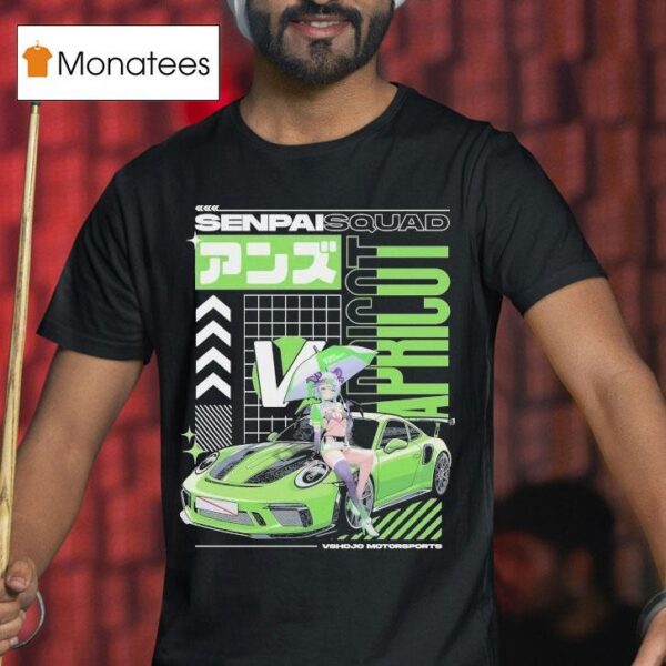 Vshojo X Senpai Squad Apricot Waifu T Shirt