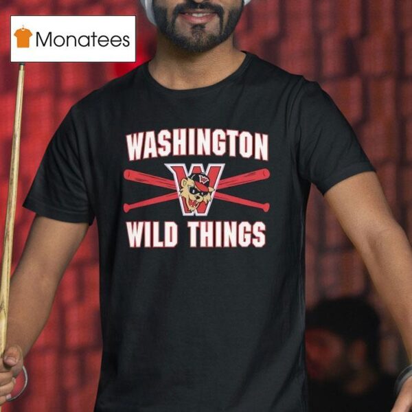 Washington Wild Thing Logo T Shirt