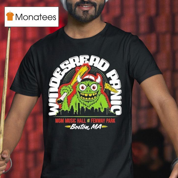 Widespread Panic Agust Mgm Music Hall At Fenway Park Boston Ma Boston Red Sox Masco T Shirt Widespread Panic Agust Mgm Music Hall At Fenway Park Boston Ma Boston Red Sox Masco T Shirt