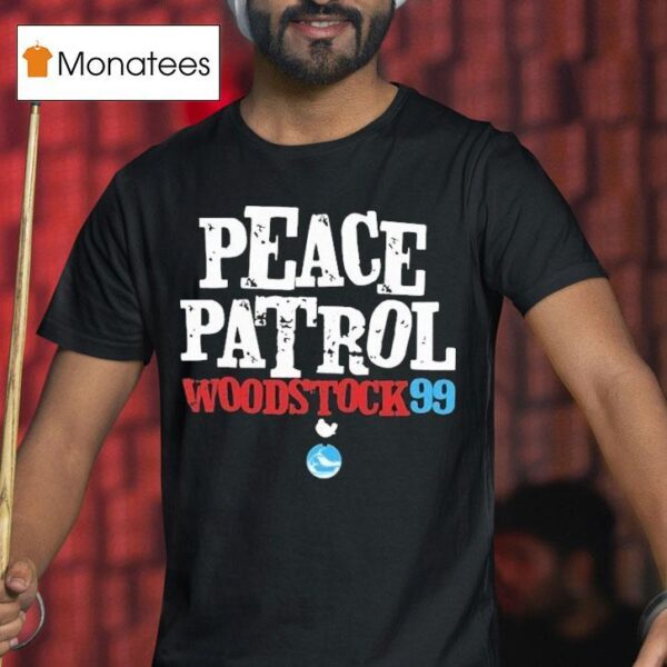 Woodstock Peace Patrol T Shirt