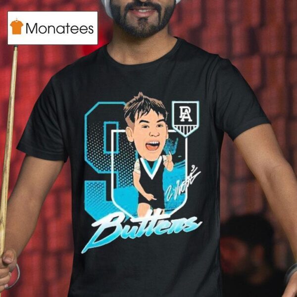 Zak Butters Port Adelaide Fc Signature T Shirt