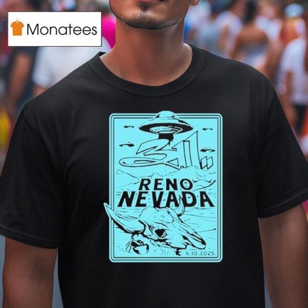 Tour Reno Nevada August Ufo T Shirt