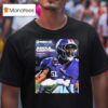 Abdul Carter New York Giants Rookie Debut Madden Nfl American Football T Shirt